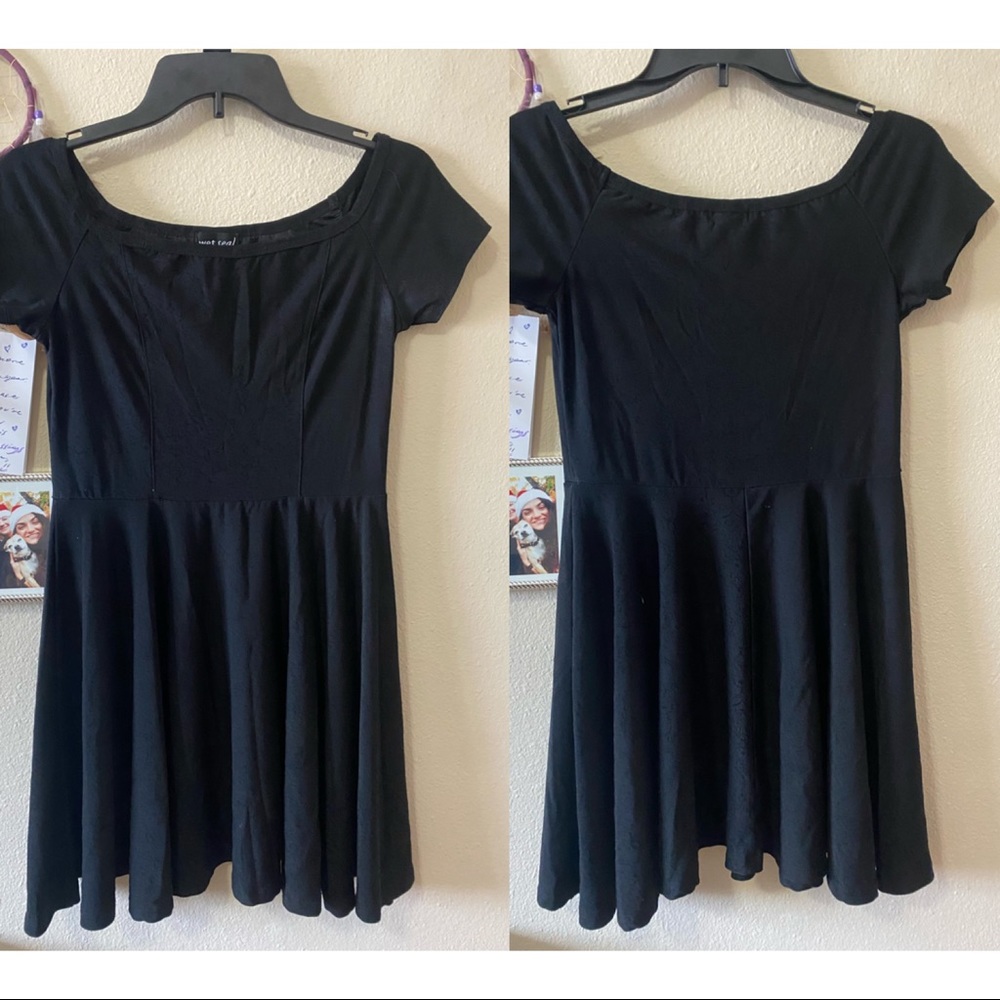 Black Wet Seal dress.